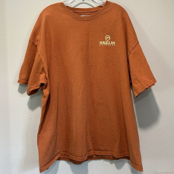 Magellan Mens T Shirt Short Sleeve XXL Graphic Fisherman Outdoor 100% Cotton - Picture 1 of 9